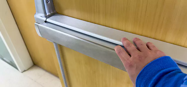 Installing a Push Bar on a Door Pacifica